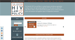 Desktop Screenshot of hivlawandpolicy.org